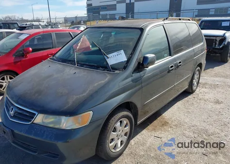 2003 Honda Odyssey Ex z USA, uszkodzony, nr VIN 5FNRL18613B025508